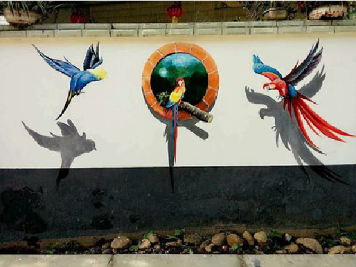 邵武视觉错位-3D墙绘设计