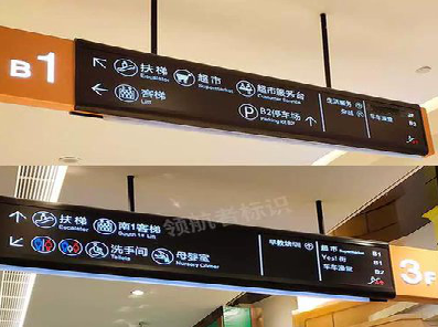 邵武如何通过商场标识牌引导客流分布？